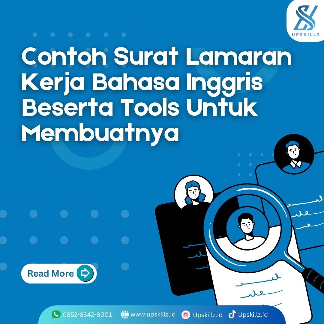 Contoh Surat Lamaran Kerja Bahasa Inggris Beserta Tools Untuk Membuatnya